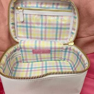 SCL x Target White Nylon Zip Pouch with Too Knot Detail. NWT